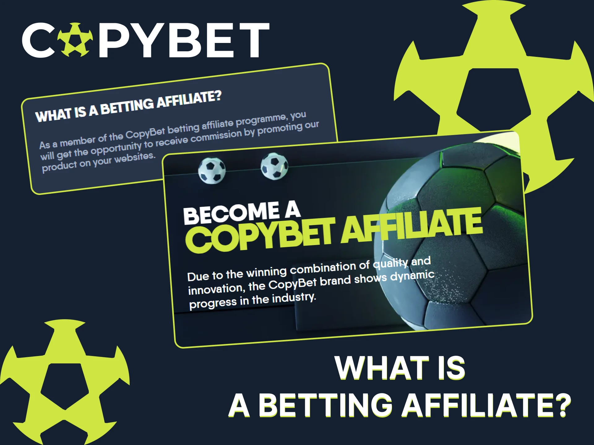 Find out what is a betting affiliate on the official CopyBet website.