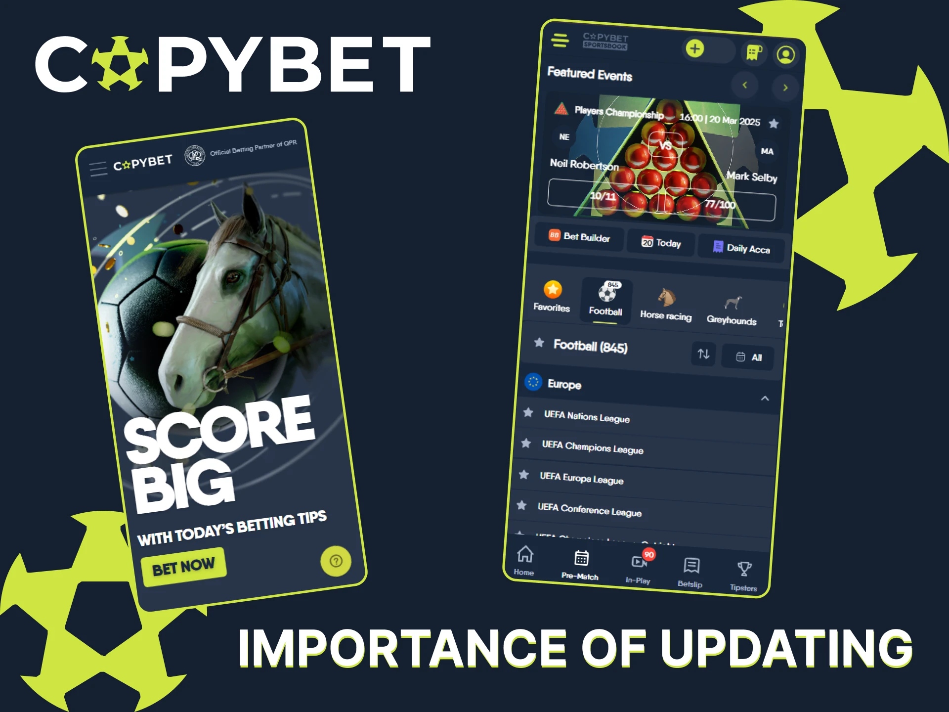 Learn why updating the CopyBet app is important.