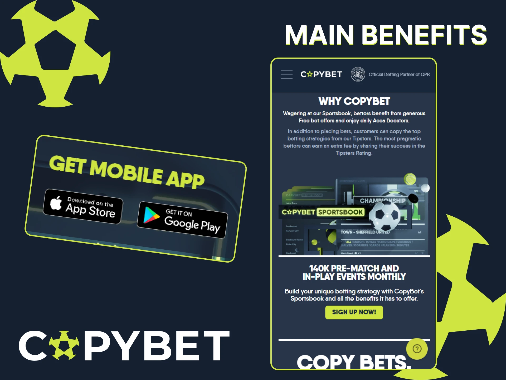 Check out the main benefits of the CopyBet app.