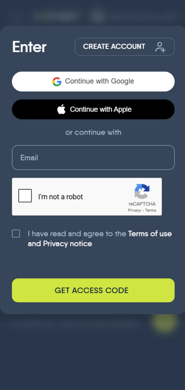 Open the CopyBet app and log in to your account.