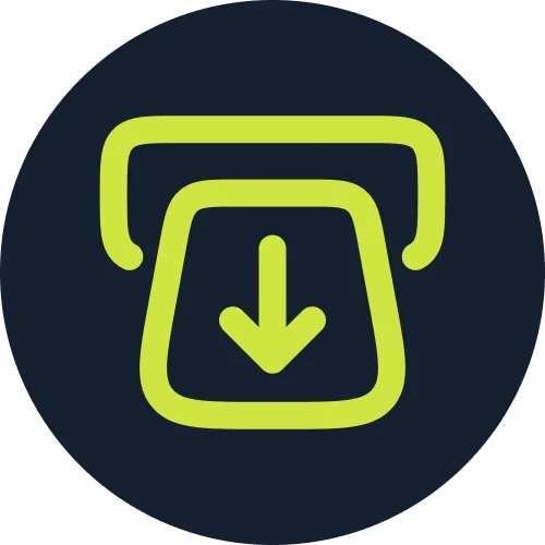 Withdraw funds from the CopyBet app.