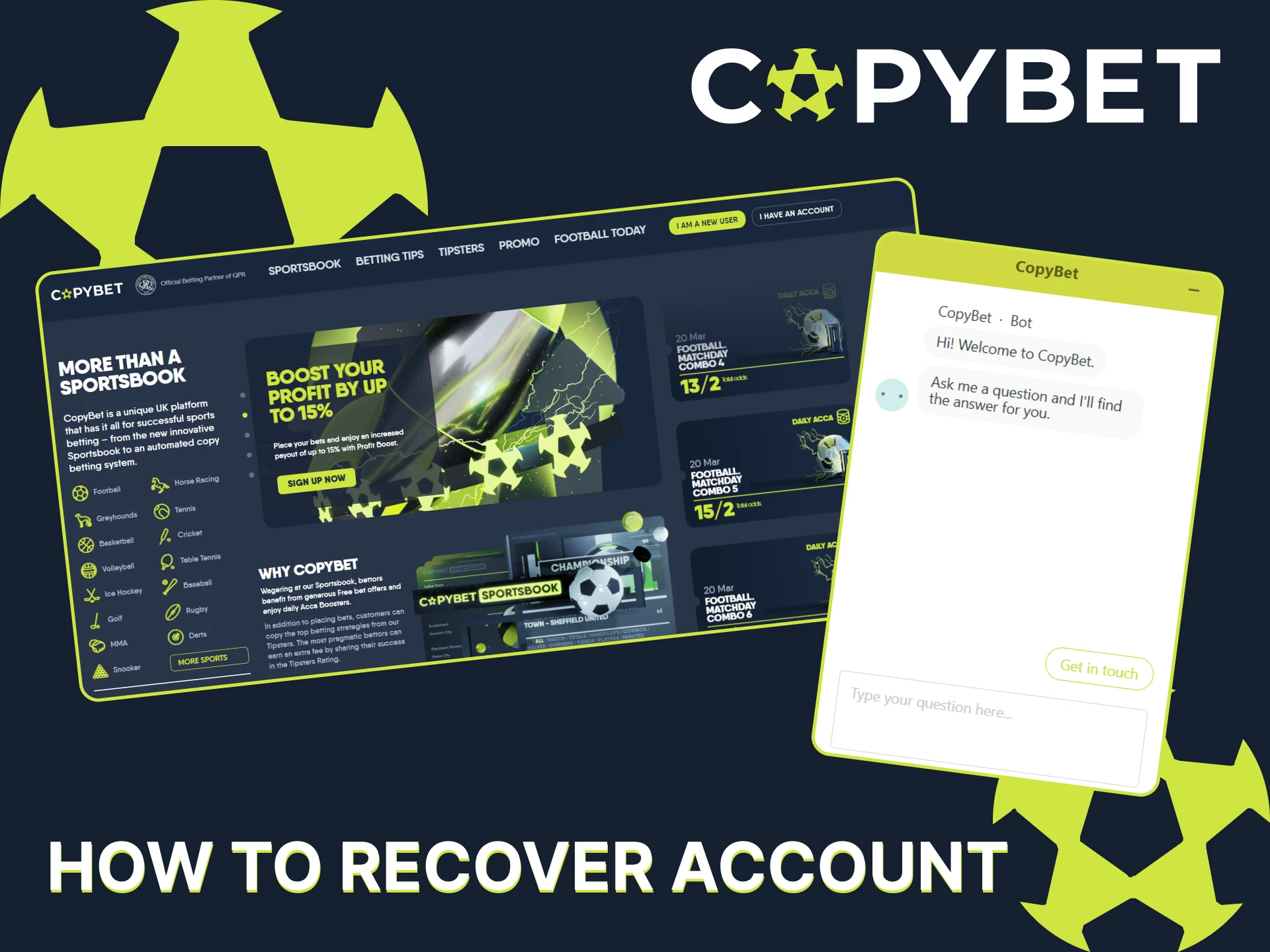 Find out how to recover your CopyBet account.