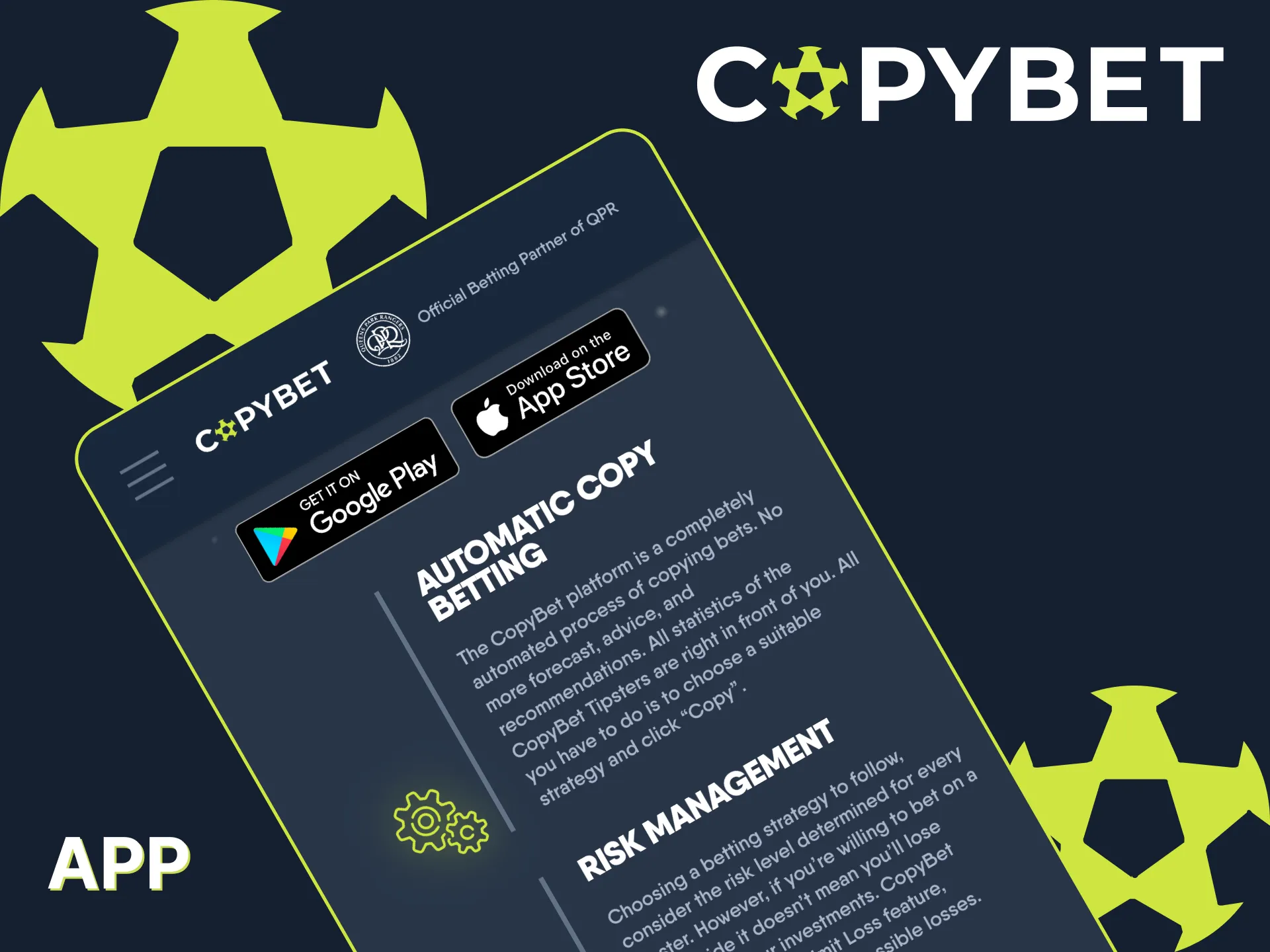 Ride your instincts and bet smart on Copybet.