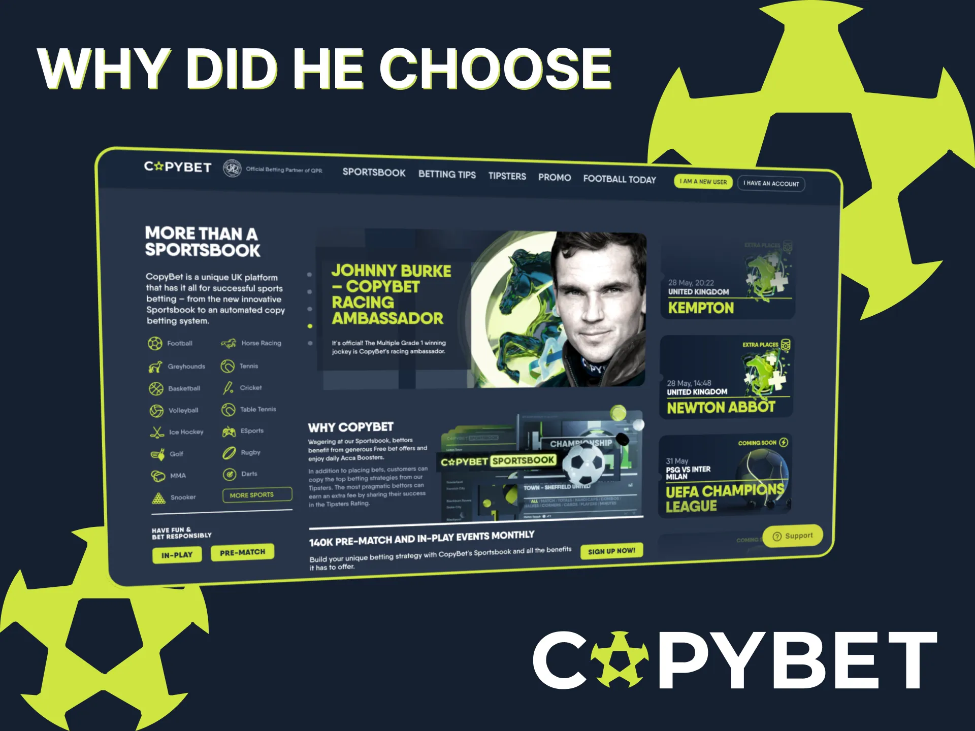 Expert tips from Burke boost your Copybet game.